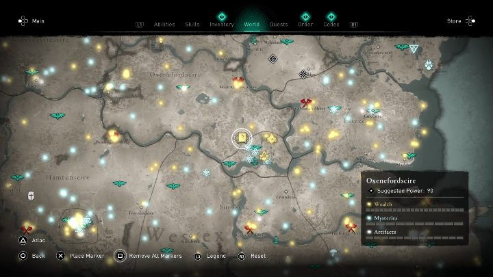 You will find this ability in the southern part of the map - Assassins Creed Valhalla: Abilities - Oxenefordscire secrets, locations - Oxenefordscire - Assassins Creed Valhalla Guide and Walkthrough