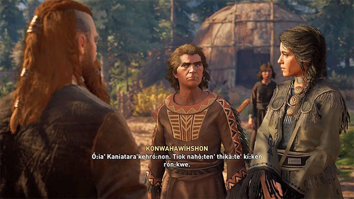 Eivor, upon arrival in Vinland, will meet friendly Iroquois - Assassins Creed Valhalla: How to get to Vinland? - Campaign - Assassins Creed Valhalla Guide and Walkthrough