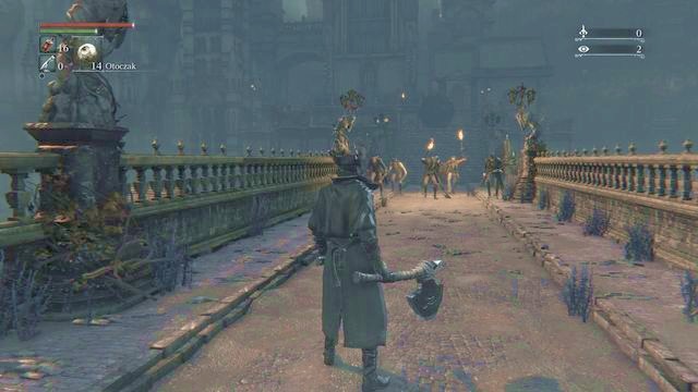 Allow the rolling ball to squash the opponents and dodge to the side, at the right moment - How to obtain blood vials, blood echoes and quicksilver bullets, the easy way in Bloodborne? - FAQ - Bloodborne Game Guide & Walkthrough