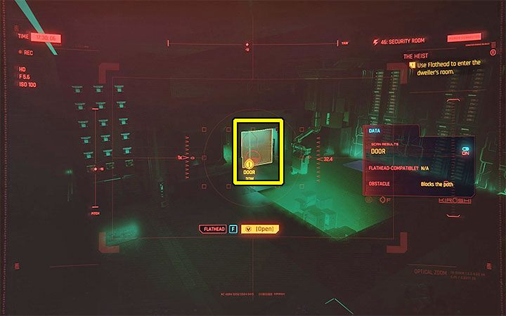 Next in order is the monitoring room - Cyberpunk 2077: Where to lead Flathead? - Puzzle solutions - Cyberpunk 2077 Guide