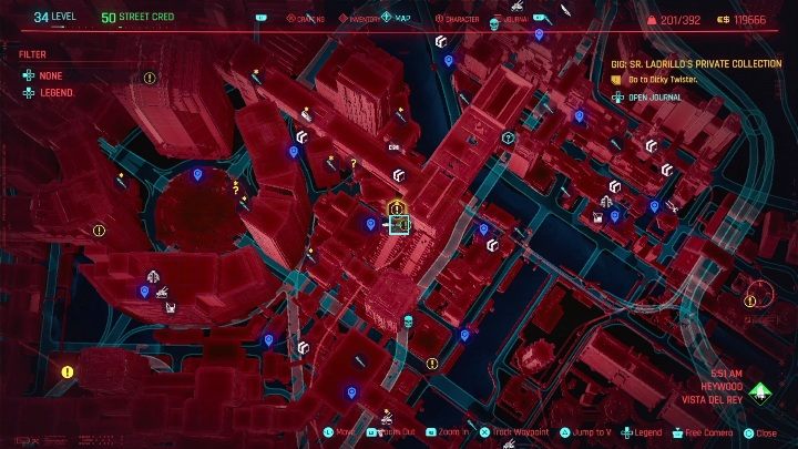 Location: Eastern Heywood, Vista del Rey - Cyberpunk 2077: Thievery, Heywood - Gigs, walkthrough, map - Heywood - Cyberpunk 2077 Guide