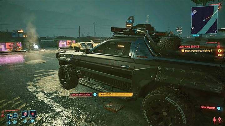 1 - Cyberpunk 2077: List of free cars - World Atlas - Cyberpunk 2077 Guide