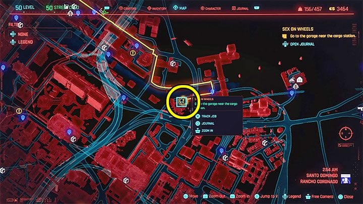 You have to wait a few days until you receive information about the location of the garage with the car - Cyberpunk 2077: List of free cars - World Atlas - Cyberpunk 2077 Guide