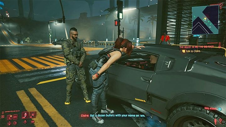 It's a vehicle associated with a series of side quests called The Beast in Me received from Claire Russell - Cyberpunk 2077: List of free cars - World Atlas - Cyberpunk 2077 Guide