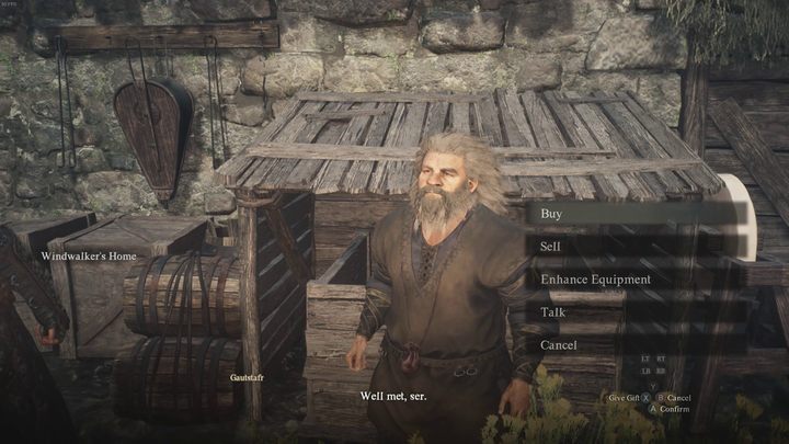 After completing the Put a Spring in Thy Step quest, you can return to Gautstafr's house, which from now on will function as a weapon store - Dragons Dogma 2: How to unlock Dwarven Smithing? - Mechanics and Collectibles - Dragons Dogma 2 Guide