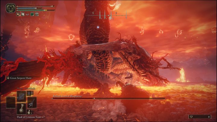 If you fail to do so at some point, though, make sure you're not too close to Rykard, especially in the second phase, because the range of the lava is much bigger - Elden Ring: How to beat Rykard, Lord of Blasphemy? - Volcano Manor - Elden Ring Guide