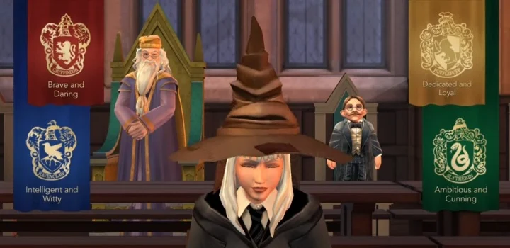 Choosing a house takes place during first minutes of Harry Potter: Hogwarts Mystery - Choosing the House in Harry Potter The Hogwarts Mystery - Basic tips - Harry Potter: The Hogwarts Mystery Game Guide