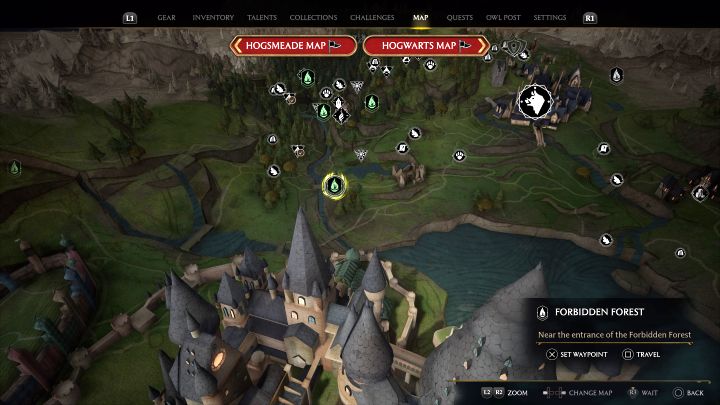 Open the world map - Hogwarts Legacy: Ghost of Our Love - Hogwarts - Hogwarts Legacy Guide