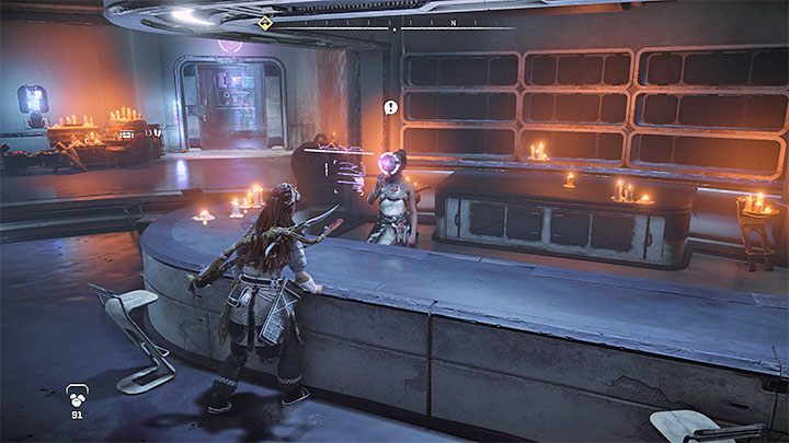 Aloy can meet up with the companions staying at the hideout - Horizon Forbidden West: The Base - unlocking, main rooms - Basics - Horizon Forbidden West Guide