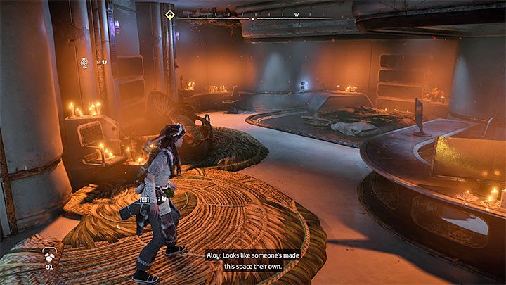 Not all rooms of the Base are immediately accessible - Horizon Forbidden West: The Base - unlocking, main rooms - Basics - Horizon Forbidden West Guide