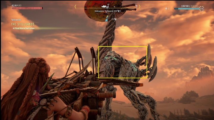 It's time to take the first shot - Horizon Forbidden West: Tallneck (The Stillsands) - location - Stillsands - Horizon Forbidden West Guide