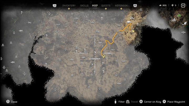 Once you're at the top, finish the activity - Horizon Forbidden West: Tallneck (The Stillsands) - location - Stillsands - Horizon Forbidden West Guide