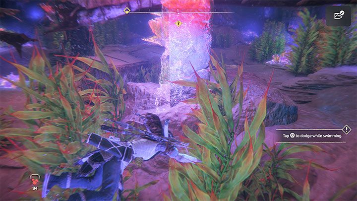 Your new objective is to find two Pump Nodes which activated will lower the water level in the flooded area - Horizon Forbidden West: The Sea of Sands - walkthrough - Main Storyline - Horizon Forbidden West Guide