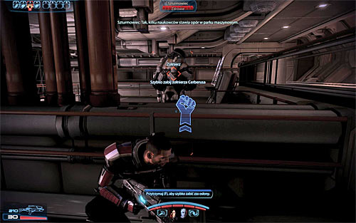 Start climbing where the lift raised one of the machines - Mass Effect 3: Priority, Mars - walkthrough - Main Missions - Mass Effect 3 Guide