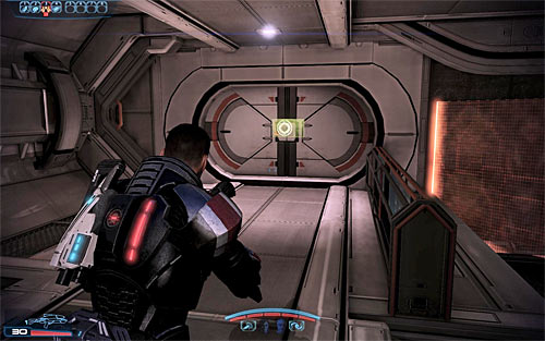 Continue onwards until you reach a room with activated decontamination protocols - Mass Effect 3: Priority, Mars - walkthrough - Main Missions - Mass Effect 3 Guide