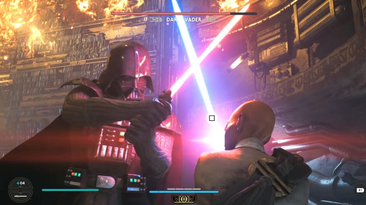 You may have a lightsaber clash with Vader - Jedi Survivor: How to defeat Darth Vader in the Archives? - Bosses - Star Wars Jedi Survivor guide