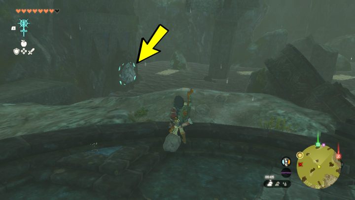 Your next target will be the point shown in the above picture - Zelda TotK: Sidon of the Zora - Walkthrough - Zelda Tears of the Kingdom Guide