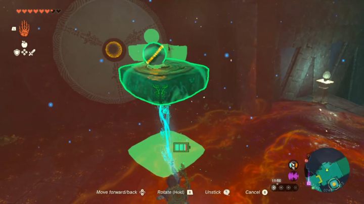 Place the orb attached to the Hover Stone into the hole in the wall - Zelda TotK: Sidon of the Zora - Walkthrough - Zelda Tears of the Kingdom Guide