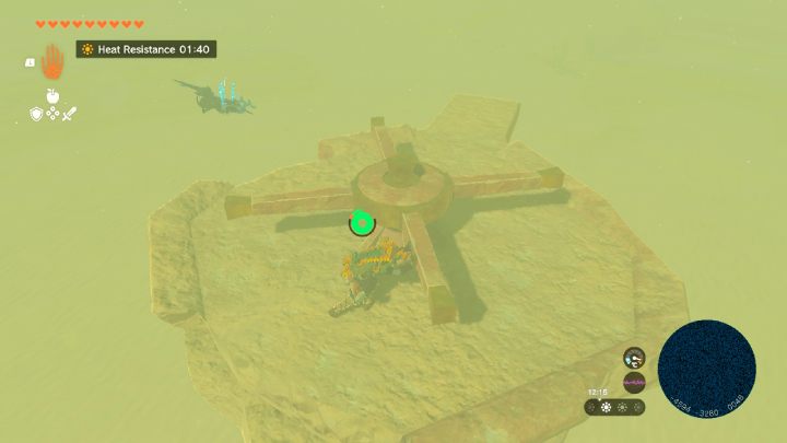 When you reach the second pillar, jump from it to the nearby stone platform - Zelda TotK: Riju of Gerudo Town - walkthrough - Walkthrough - Zelda Tears of the Kingdom Guide