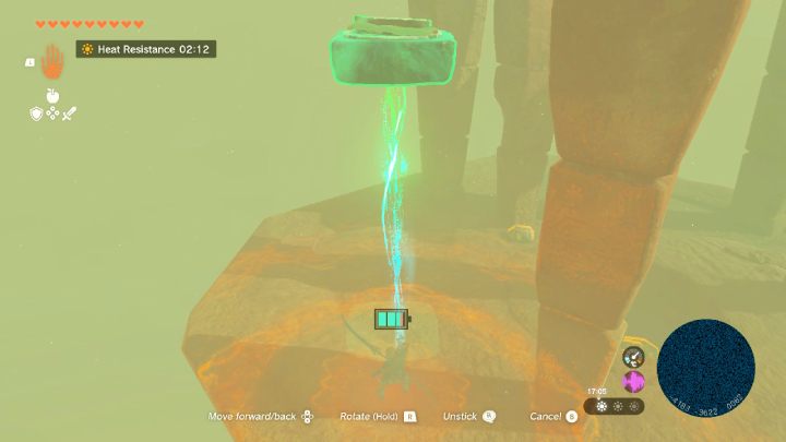 Activate the Hover Stone so it levitates - Zelda TotK: Riju of Gerudo Town - walkthrough - Walkthrough - Zelda Tears of the Kingdom Guide