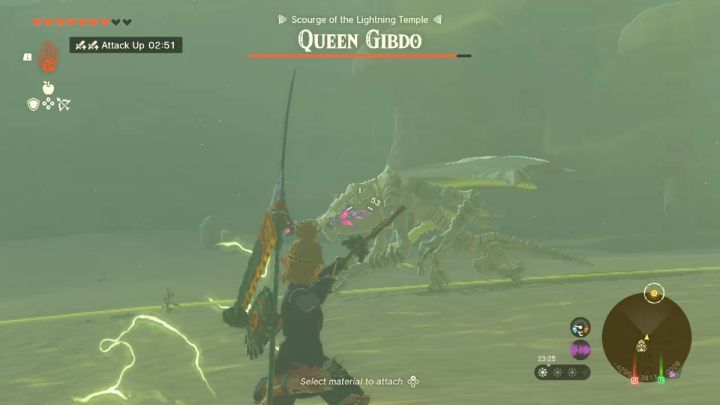 Queen Gibdo is damaged the same way as lesser Gidbos - Zelda TotK: Riju of Gerudo Town - walkthrough - Walkthrough - Zelda Tears of the Kingdom Guide