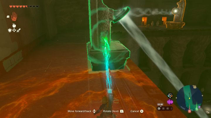 Move the south-eastern statue and reflect the light below, to a gate leading to level 3F - Zelda TotK: Riju of Gerudo Town - walkthrough - Walkthrough - Zelda Tears of the Kingdom Guide