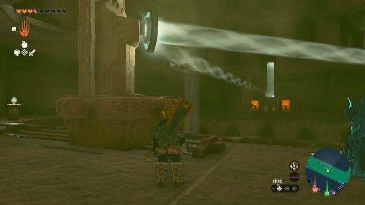 Go to the north-eastern part of the temple and move the mirror statue - Zelda TotK: Riju of Gerudo Town - walkthrough - Walkthrough - Zelda Tears of the Kingdom Guide