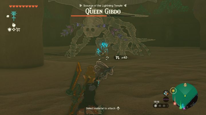 The fight with Queen Gidbo is quite difficult - Zelda TotK: Riju of Gerudo Town - walkthrough - Walkthrough - Zelda Tears of the Kingdom Guide