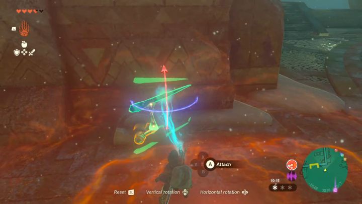 One of the turbines powering the lock is near the hatch, on level 1F - Zelda TotK: Tulin of Rito Village - Walkthrough - Zelda Tears of the Kingdom Guide