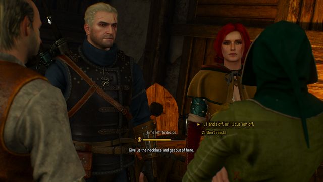 Help Triss or let her give up the necklace - The Witcher 3 Wild Hunt: Now or Never - walkthrough - Free City of Novigrad - The Witcher 3 Wild Hunt Guide