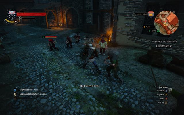 Take care of Cleavers men - The Witcher 3 Wild Hunt: Side quests, Free City of Novigrad - walkthrough - Free City of Novigrad - The Witcher 3 Wild Hunt Guide