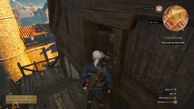 Entrance to the house on the second floor - The Witcher 3 Wild Hunt: Side quests, Free City of Novigrad - walkthrough - Free City of Novigrad - The Witcher 3 Wild Hunt Guide