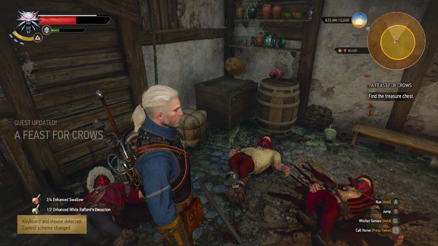 You will find Cleavers men inside the house to which the trail leads - The Witcher 3 Wild Hunt: Side quests, Free City of Novigrad - walkthrough - Free City of Novigrad - The Witcher 3 Wild Hunt Guide