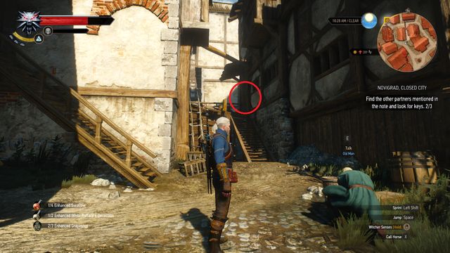 The last one can be found in the south-eastern part of the map, in a house to which you walk through the stairs - The Witcher 3 Wild Hunt: Side quests, Free City of Novigrad - walkthrough - Free City of Novigrad - The Witcher 3 Wild Hunt Guide