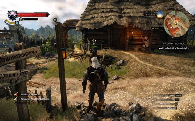 Meet with Lambert in front of the inn - The Witcher 3 Wild Hunt: Side quests, Free City of Novigrad - walkthrough - Free City of Novigrad - The Witcher 3 Wild Hunt Guide