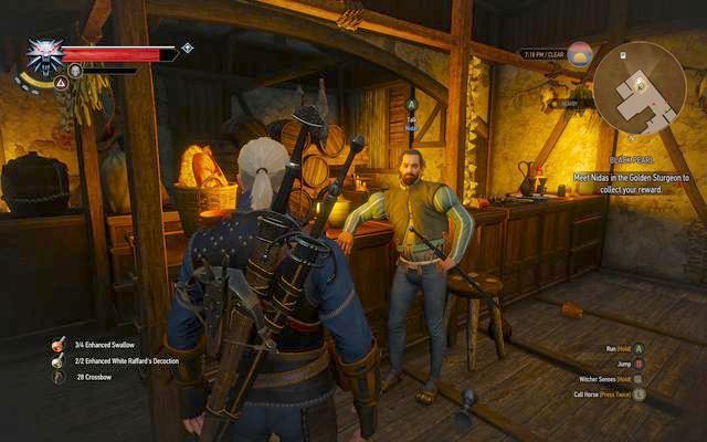 Meet with the questgiver in an inn in Novigrad - The Witcher 3 Wild Hunt: Side quests, Free City of Novigrad - walkthrough - Free City of Novigrad - The Witcher 3 Wild Hunt Guide