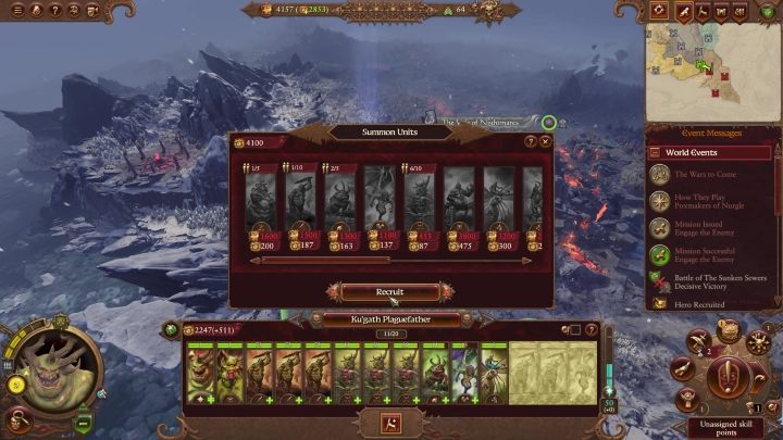 Recruited units automatically go to your army - Total War Warhammer 3: Nurgle - military - Nurgle - Total War Warhammer 3 Guide