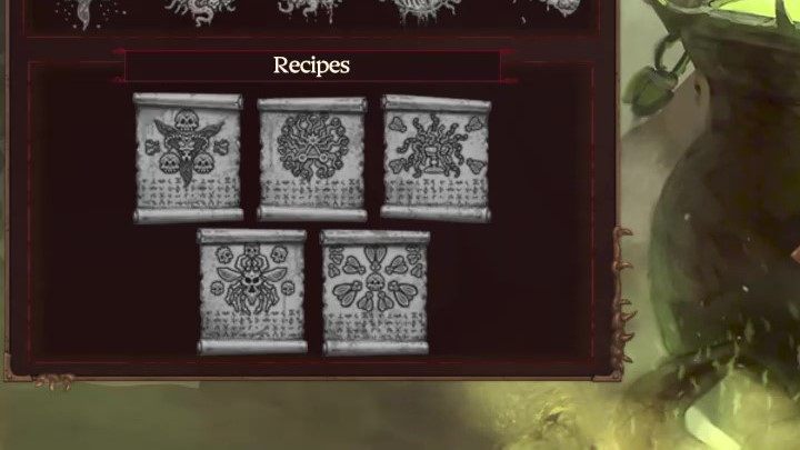 Recipes are on the bottom left - Total War Warhammer 3: Nurgle - unique mechanics - Nurgle - Total War Warhammer 3 Guide