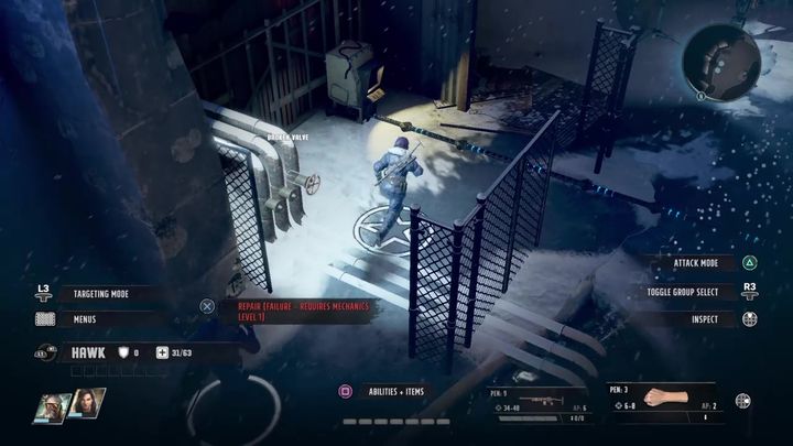 As you move on, you come across a chest behind a locked gate - Wasteland 3: Welcome to Colorado walkthrough - Main Quests - Wasteland 3 Guide, Walkthrough